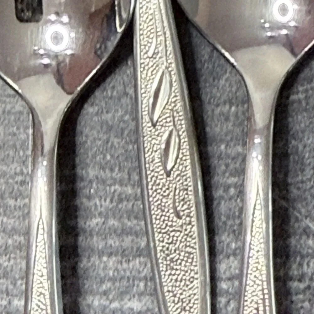 Vintage Royal Harvest Stainless Steel Relish Jam Spoons Set Of 12